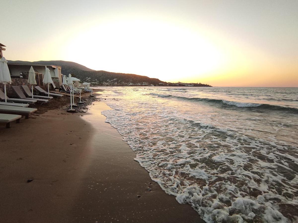 Dedalos N3 Sea View Apartment-30 Metres From The Beach Stalida Buitenkant foto